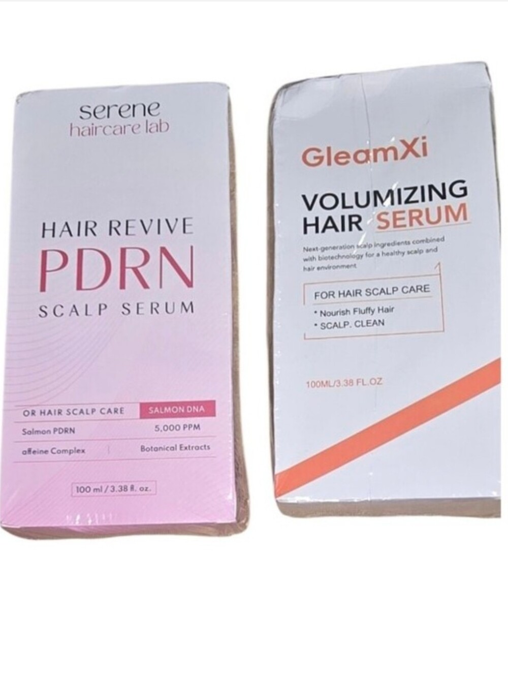 Serene Hair Revive PDRN Scalp Serum - Pink And GleamXi Vplumozing Hair Serum.